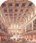 Philip Charles Hardwick The Booking Hall Euston Station Spain oil painting reproduction